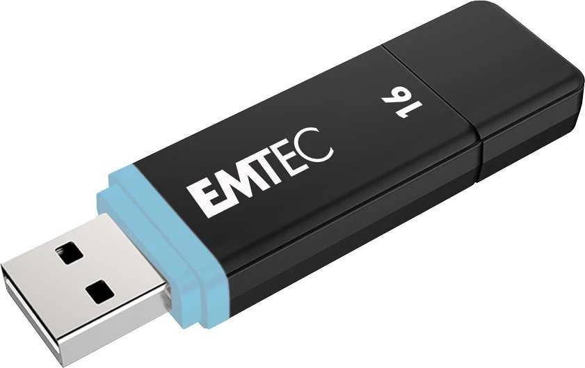 ATMINTINĖ Emtec USB2.0 K100 16GB P10 10 vnt. spalvotų dėžučių pakuotė mažmeninei prekybai