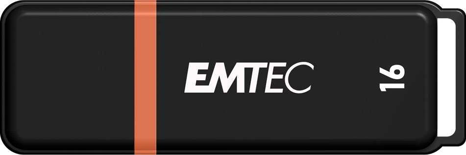 ATMINTINĖ Emtec USB2.0 K100 16GB P10 10 vnt. spalvotų dėžučių pakuotė mažmeninei prekybai