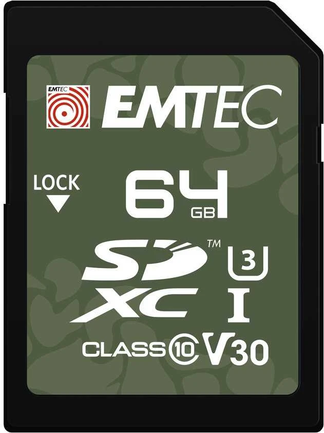 Emtec 64GB SD kortelė maskuojamo dizaino
