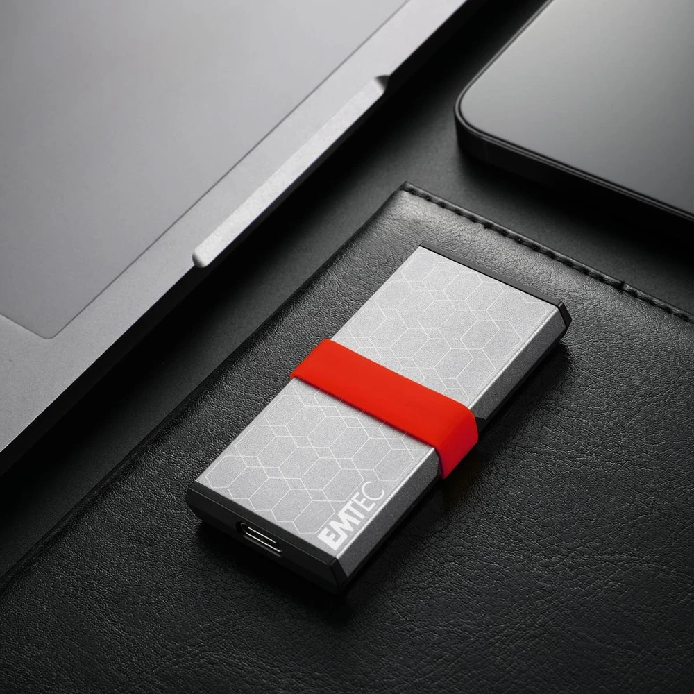 Kietasis diskas Emtec X205 Mini 1TB Sidabrinė išorinis SSD (ECSSD1TX205)
