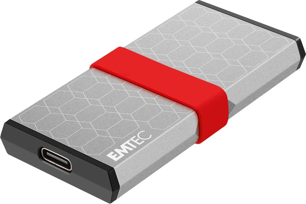 Kietasis diskas Emtec X205 Mini 1TB Sidabrinė išorinis SSD (ECSSD1TX205)