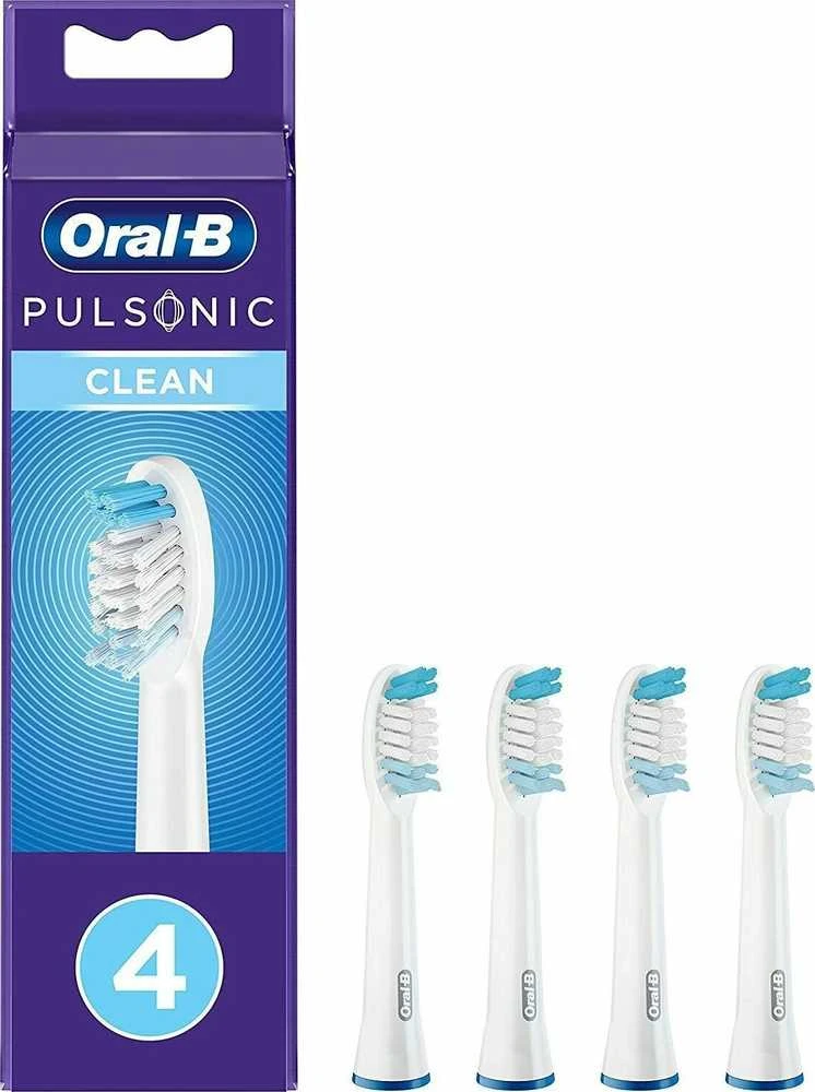 Dantų šepetėlio antgaliai Oral-B Pulsonic 4 vnt Balta