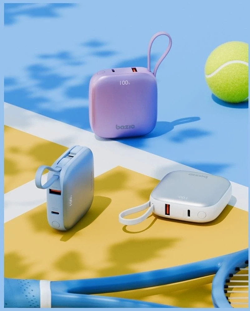 Energea PowerBank 4w1 Bazic Fusion 10000mAh PD20W USB-C/Lightning juodos spalvos
