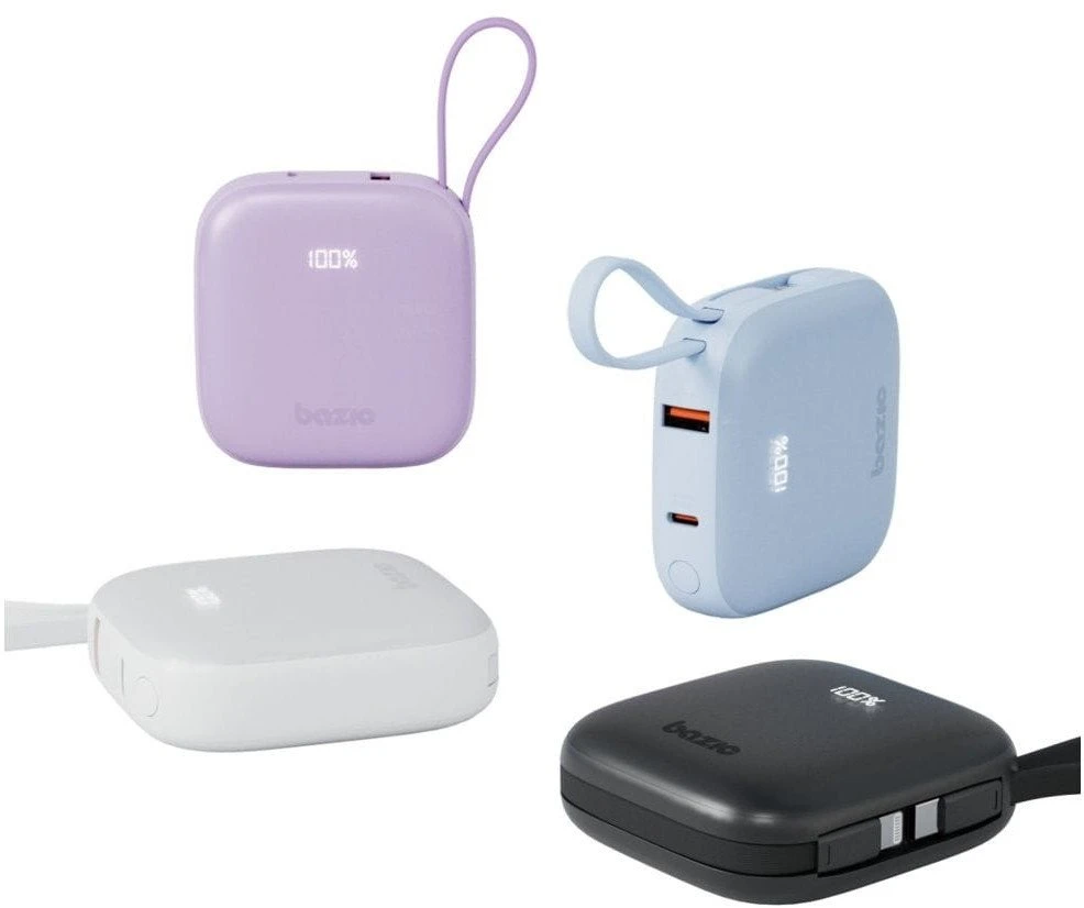 Energea PowerBank 4w1 Bazic Fusion 10000mAh PD20W USB-C/Lightning juodos spalvos