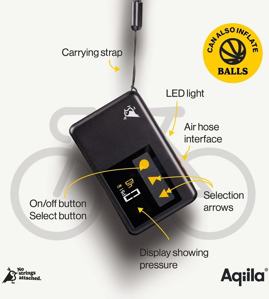 Aqiila – „Airbird P1“ – mini dviračio pompa
