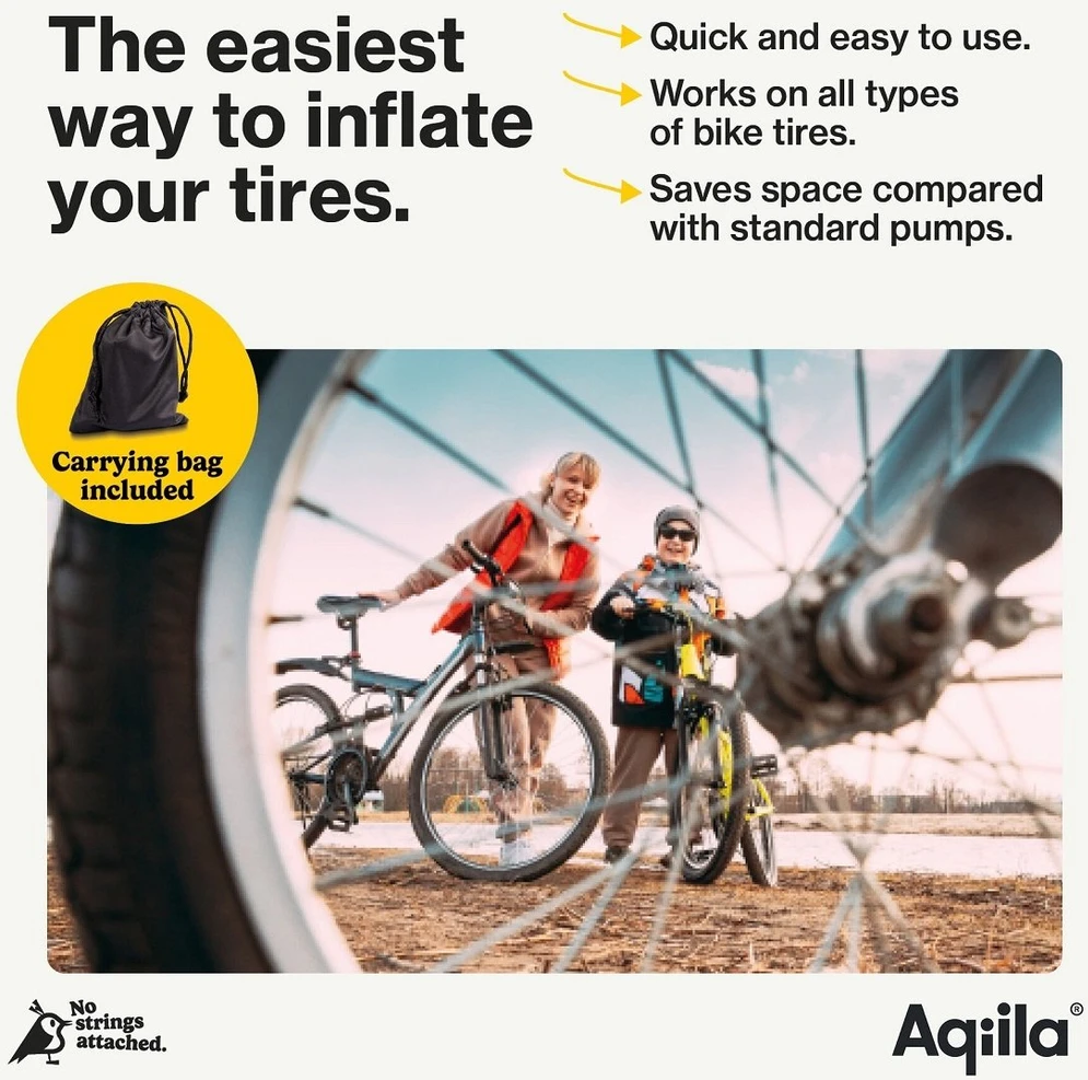 Aqiila – „Airbird P1“ – mini dviračio pompa