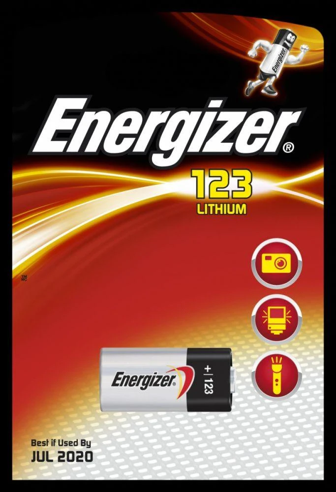 Elementas ENERGIZER 123, 3V