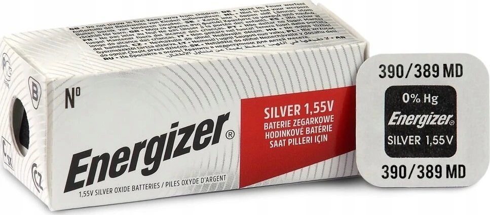 Baterija - Energizer 390 389 Sidabro Oksidas 1.55V 3.0mm x 11.6mm