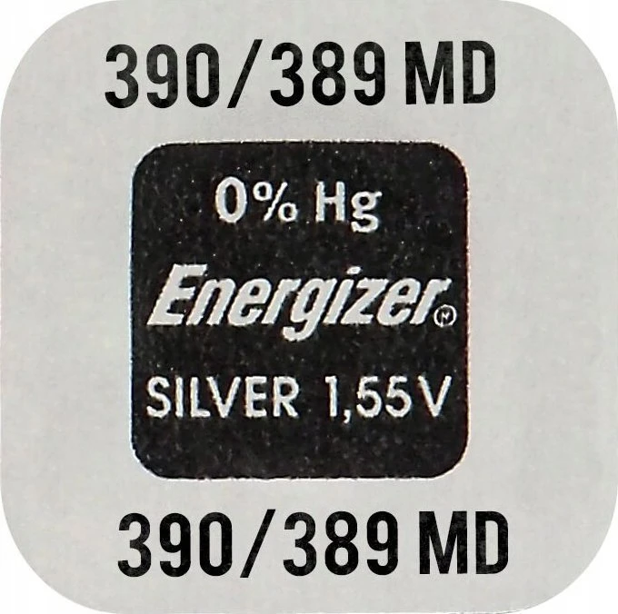 Baterija - Energizer 390 389 Sidabro Oksidas 1.55V 3.0mm x 11.6mm