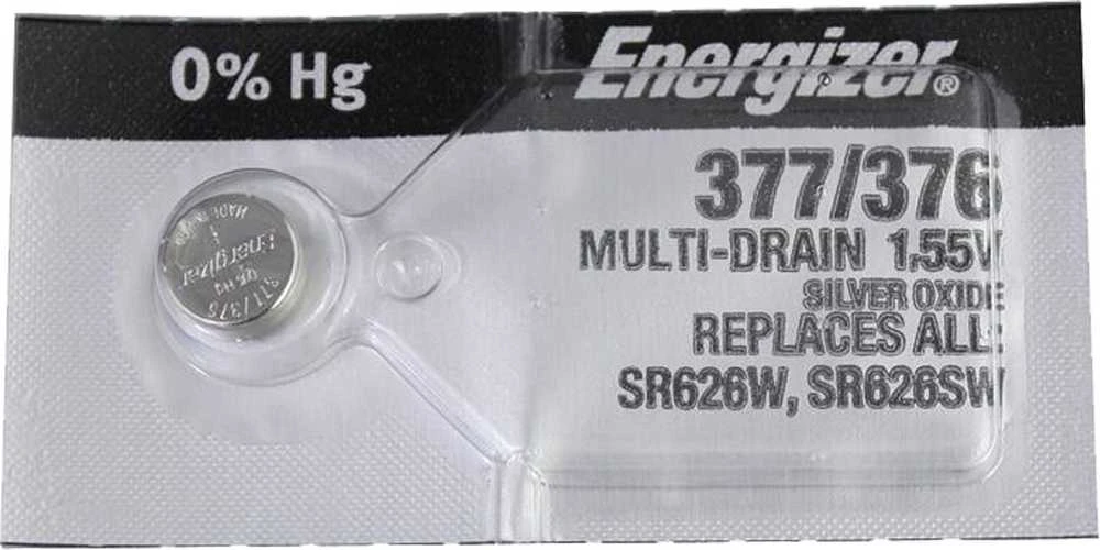 Elementas ENERGIZER Sidabrinis OXIDE SR66/377-376, 1,55V