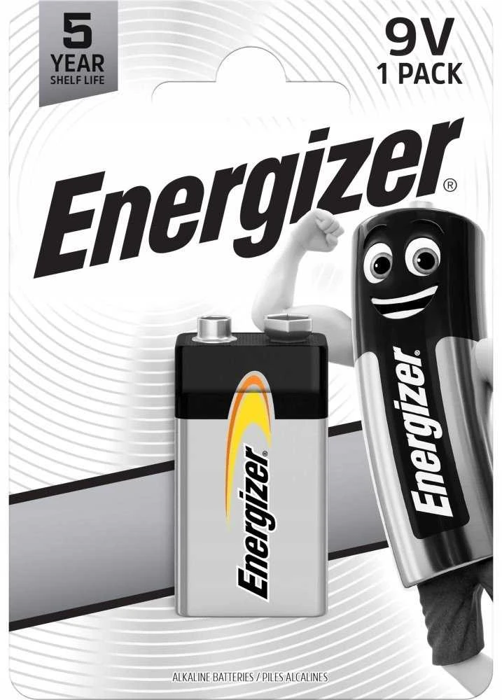Energizer 9V baterija 1 vnt. pakuotėje