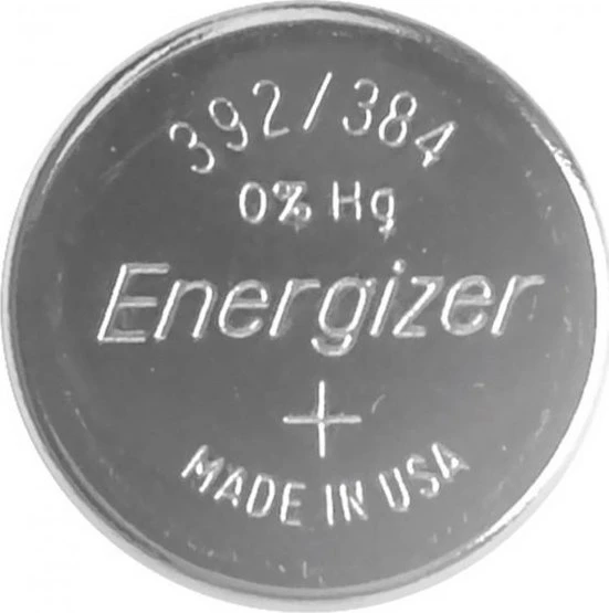 Sidabro oksido baterija 392/384 (SR41,LR41, AG3, L736, V3GA) 1.5V 47mAh ENERGIZER