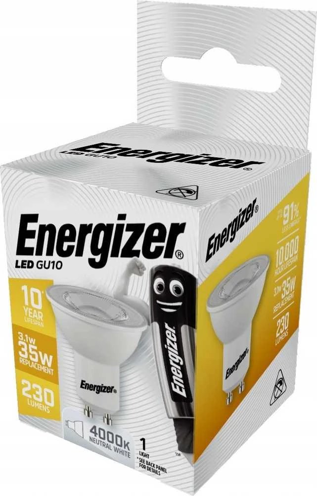 ENERGIZER LEMPUTĖ SPOT 3,1W / 35W GU10 230LM NEUTRALI SPALVA