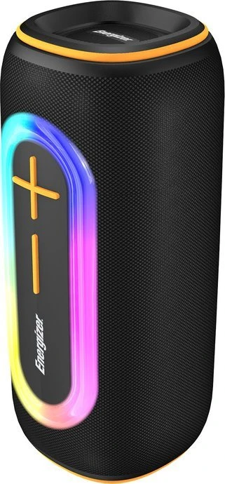 „Energizer“ nešiojama „Bluetooth“ kolonėlė, 2400 mAh, RGB, su integruotu mikrofonu