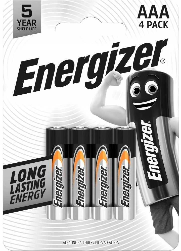 Energizer AAA 4 baterijų pakuotė su personažu