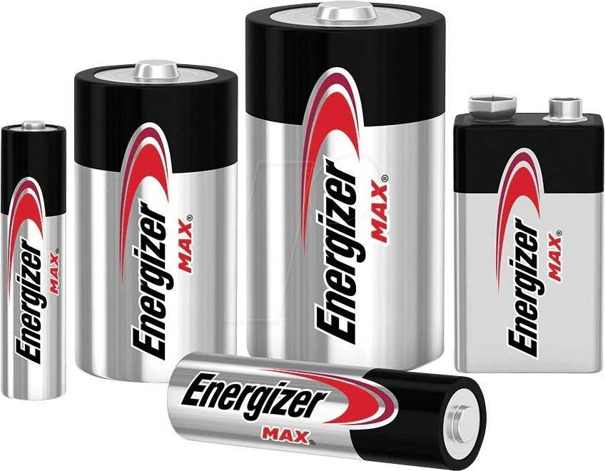 Energizer Max skirtingų dydžių elementų rinkinys