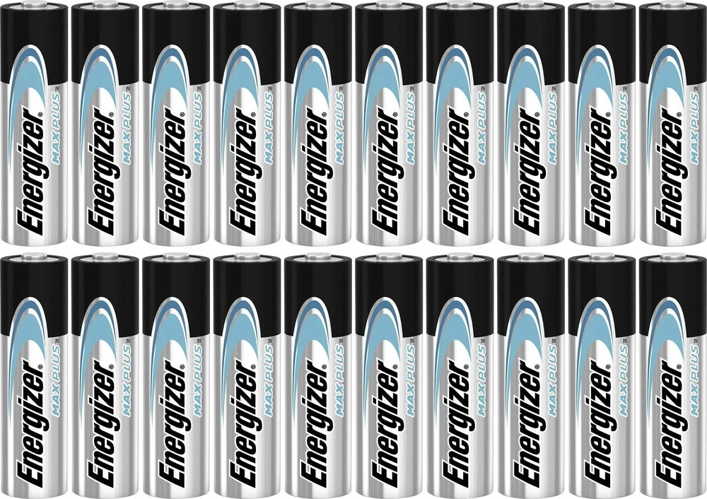 Energizer Max Plus LR6 AA elementai, 20 vnt.