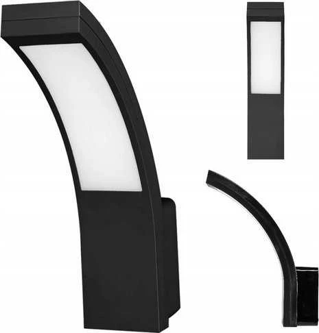 Sieninis šviestuvas Piryt PYRYT LED 10W, sodo šviestuvas 800lm, IP54, 4000K, pilkas