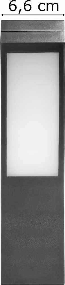 Sieninis šviestuvas Piryt PYRYT LED 10W, sodo šviestuvas 800lm, IP54, 4000K, pilkas