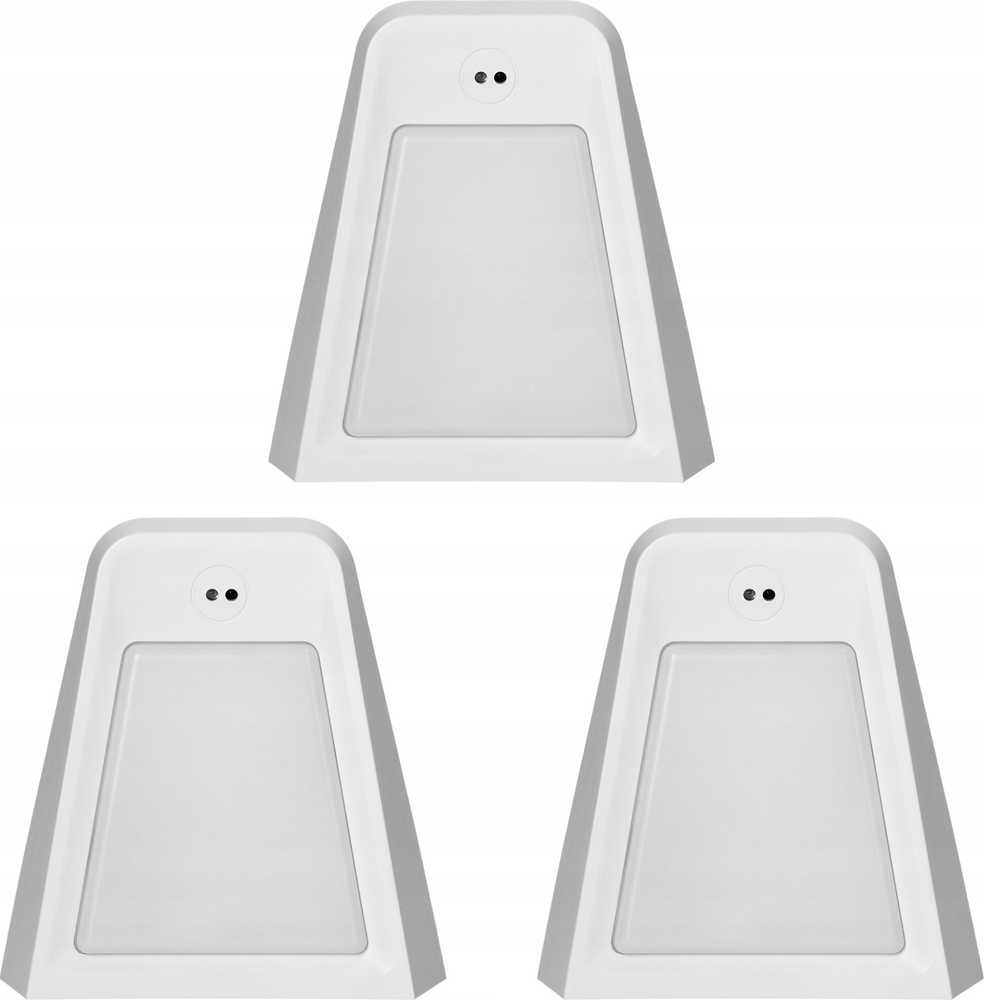Orno DIKI rinkinys 3 LED lempos po spintele, 3x2W, 4000K, su bekontakčiu jungikliu, balta