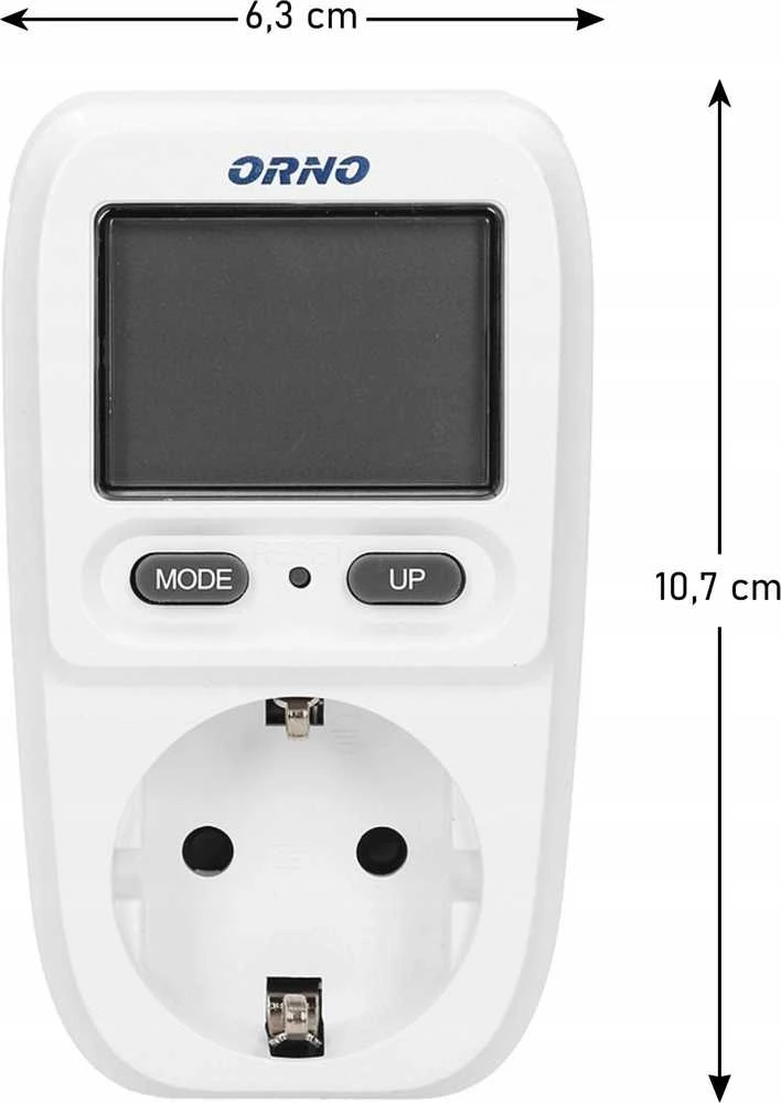ORNO WATT METER WITH LCD DISPLAY | Energizer