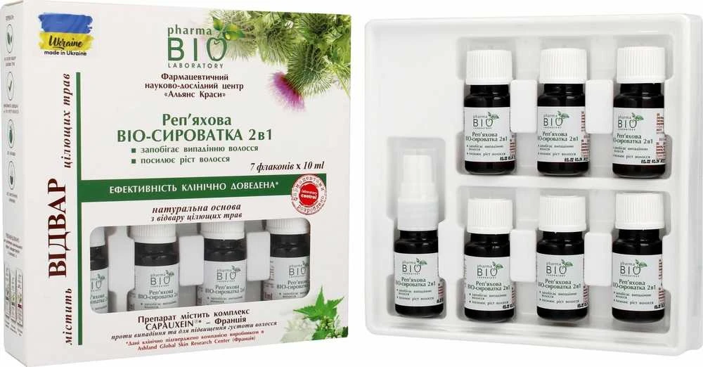 Energy Of Vitamins VITAMINŲ ENERGIJA Bio Pharma Laboratory Bio* Serumas 2in1 su varnalėšų ekstraktu 1 pakuotė (10ml x 7)