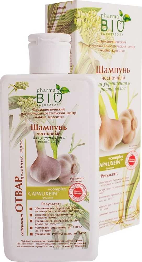 Energy Of Vitamins VITAMINŲ ENERGIJA Bio Pharma Laboratory Bio* Česnakinis šampūnas plaukų stiprinimui ir augimui skatinti 200 ml