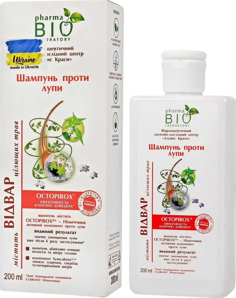 Energy Of Vitamins VITAMINŲ ENERGIJA Bio Pharma Laboratory Bio* Šampūnas nuo pleiskanų su varnalėšų ekstraktu 200 ml