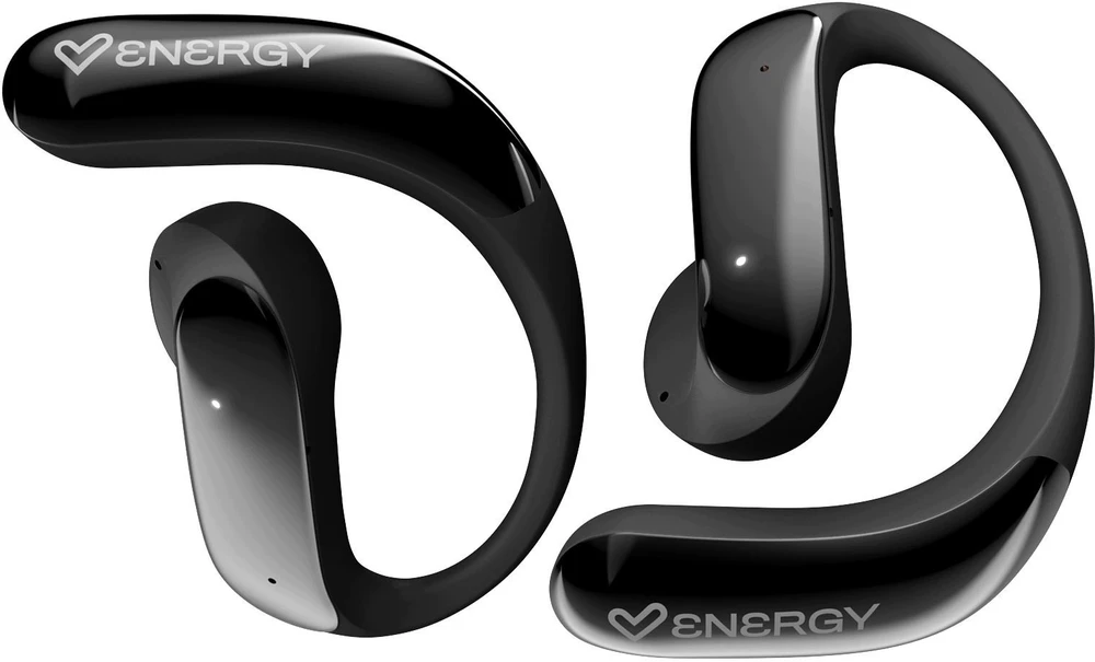 Ausinės Energy Sistem PulseFit juodos