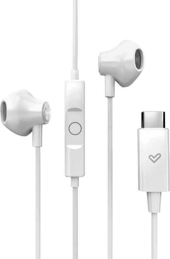 Ausinės Energy Sistem su laidu Earphones | EasyPods Type C | Su mikrofonu | USB-C | Snow