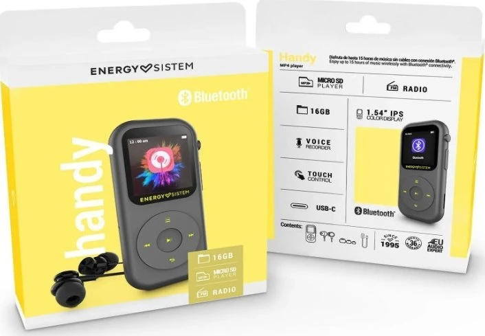 Energy Sistem | Patogus MP4 grotuvas 16 GB