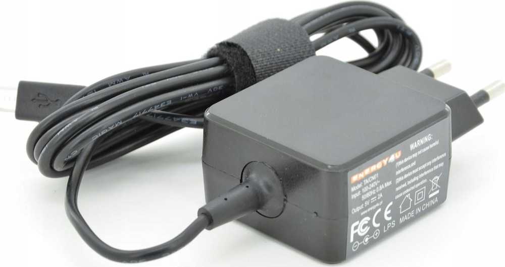 Nešiojamojo kompiuterio maitinimo adapteris Energy4U 10 W, 2 A, 5 V (TA/AS01)