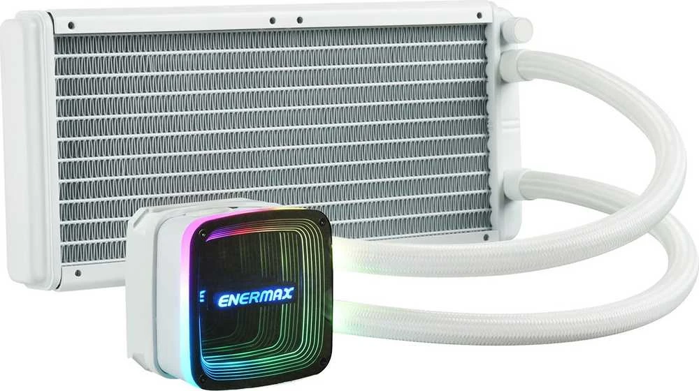 Enermax ELC-AQFA240-SQA-W Kompiuterio aušinimo sistema Procesorius Aušinimo skysčiu rinkinys 12 cm Balta 1 vnt
