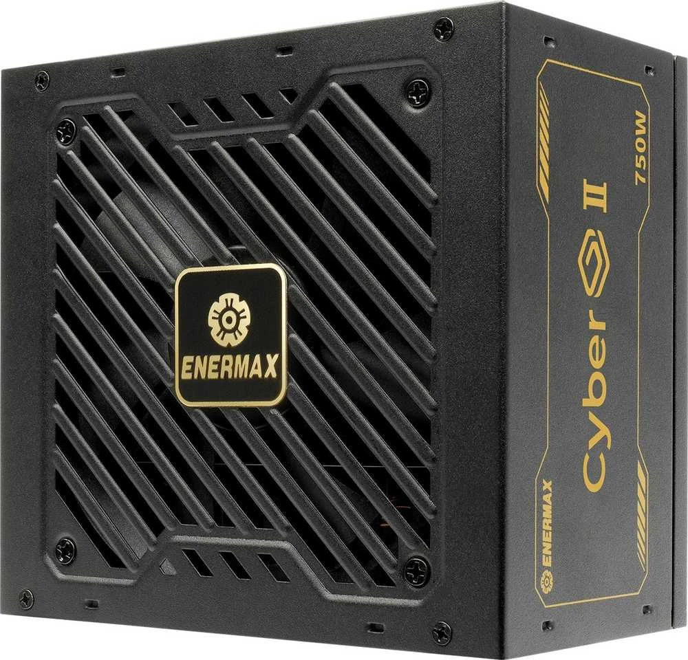 750W Enermax maitinimo šaltinis 750W CyberG II 80+ Gold Juodas nemodifikuotas