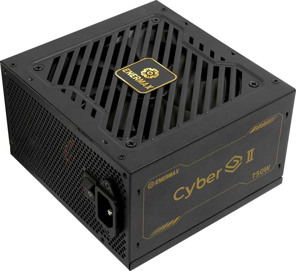 750W Enermax maitinimo šaltinis 750W CyberG II 80+ Gold Juodas nemodifikuotas