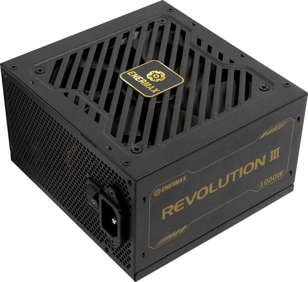 1000W „Enermax“ maitinimo šaltinis 1000W „Revolution3 80+ Gold“ Juodas FULLMO
