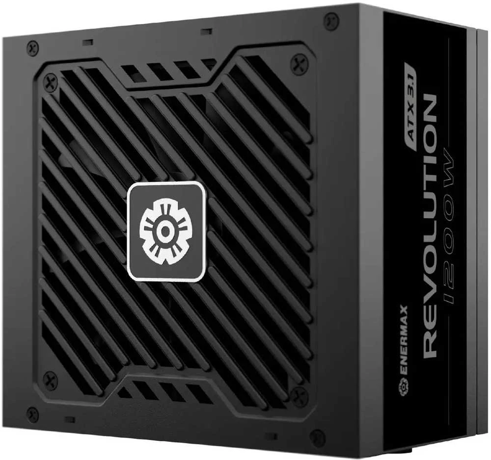1200W Enermax Revolution3 80+ Gold Juodas ATX3.1 maitinimo šaltinis