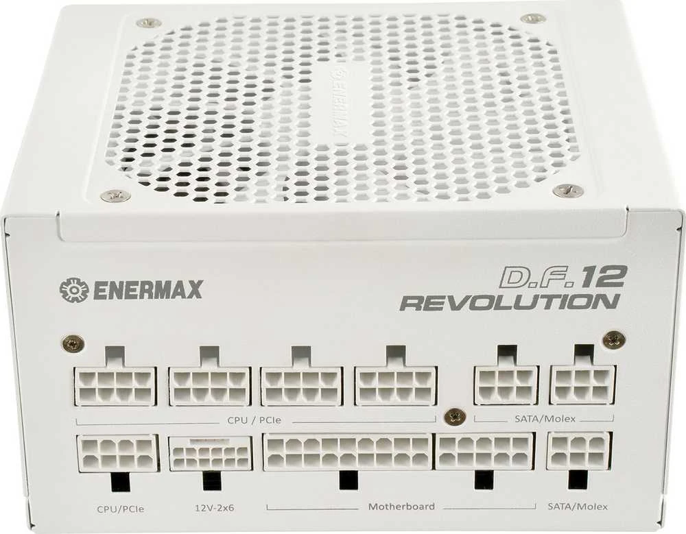 850W Enermax Revolution D.F.12 ETV850G-W 80+ Gold Kabelmanagement ATX 3.1 baltas