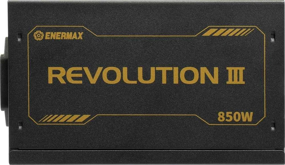 850W Enermax maitinimo šaltinis 850W Revolution3 80+ Gold Juodas FULLMOD
