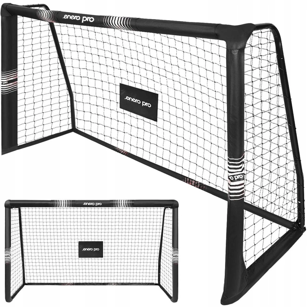 Futbolo vartai su tinklu 180x120 cm Enero Pro