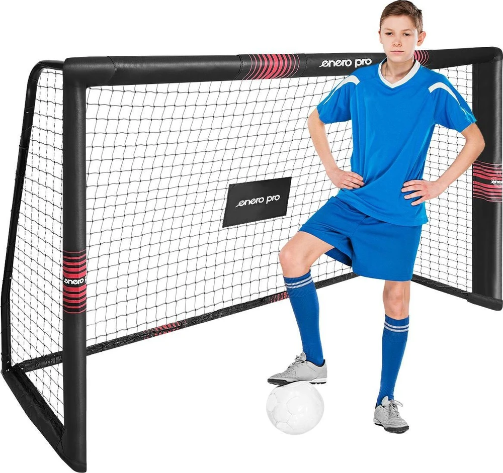 Enero Futbolo vartai su tinklu 180x120x60 cm