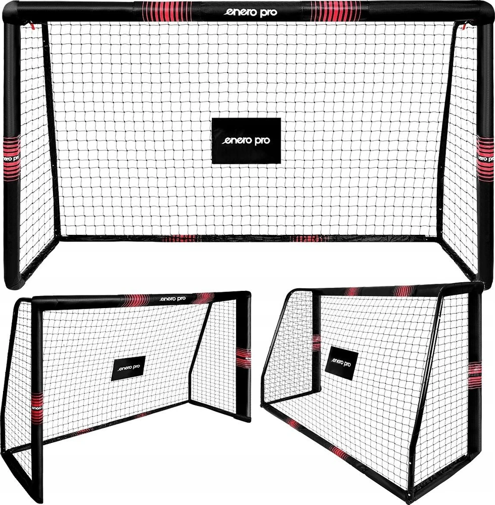 Enero Pro Futbolo vartai su tinklu 240x160x85 cm