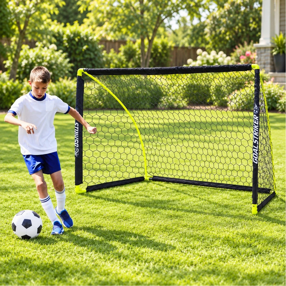 Enero Sulankstomi futbolo vartai 180X91X120CM