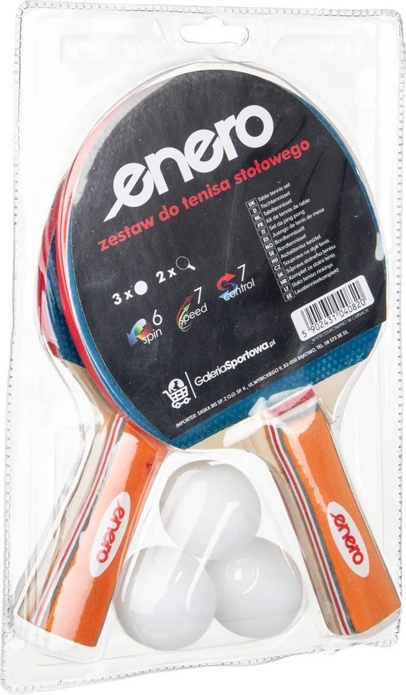 Stalo teniso rinkinys Enero, mėlynas
