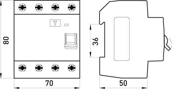 E.NEXT RCD 4P 63A 30mA (P003020)