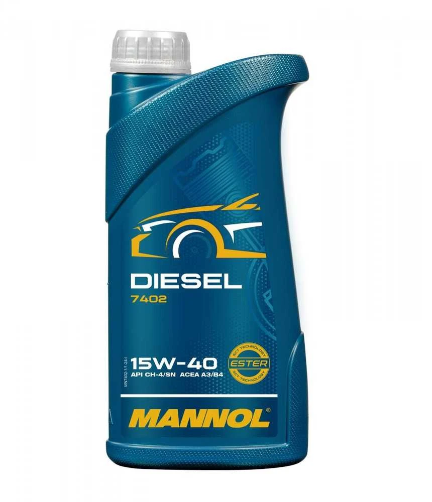 Automobilio variklio tepalas Mannol Diesel, 15W-40, 1 l