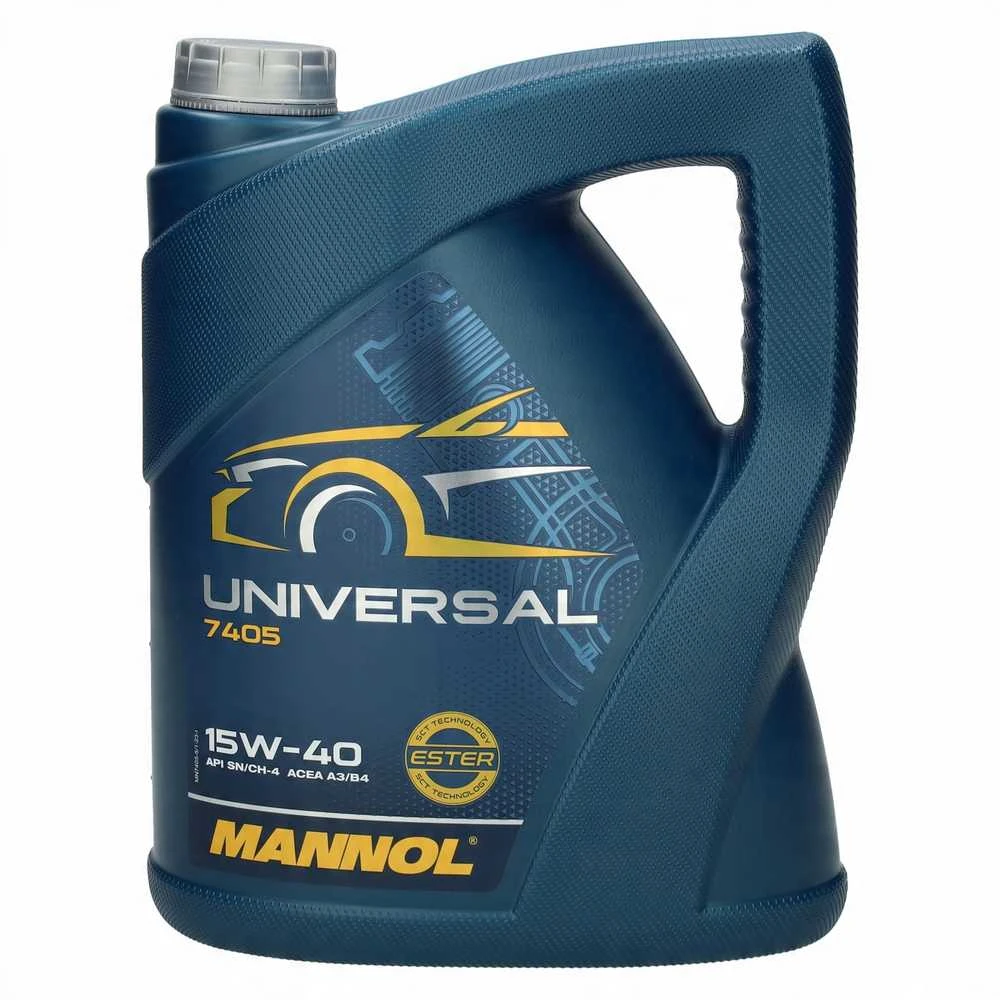 Automobilio variklio tepalas Mannol Universal, 15W-40, 5 l
