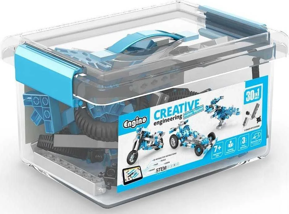 Engino CREATIVE ENGINEERING „Maker Master“ 30 modelių konstravimo rinkinys
