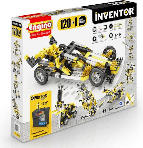 Engino CREATIVE BUILDER Universalus 120 modelių konstravimo rinkinys