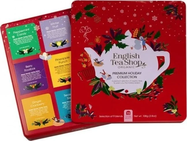 English Tea Shop English Tea Shop, Arbatų rinkinys raudonoje skardinėje, 72 maišeliai